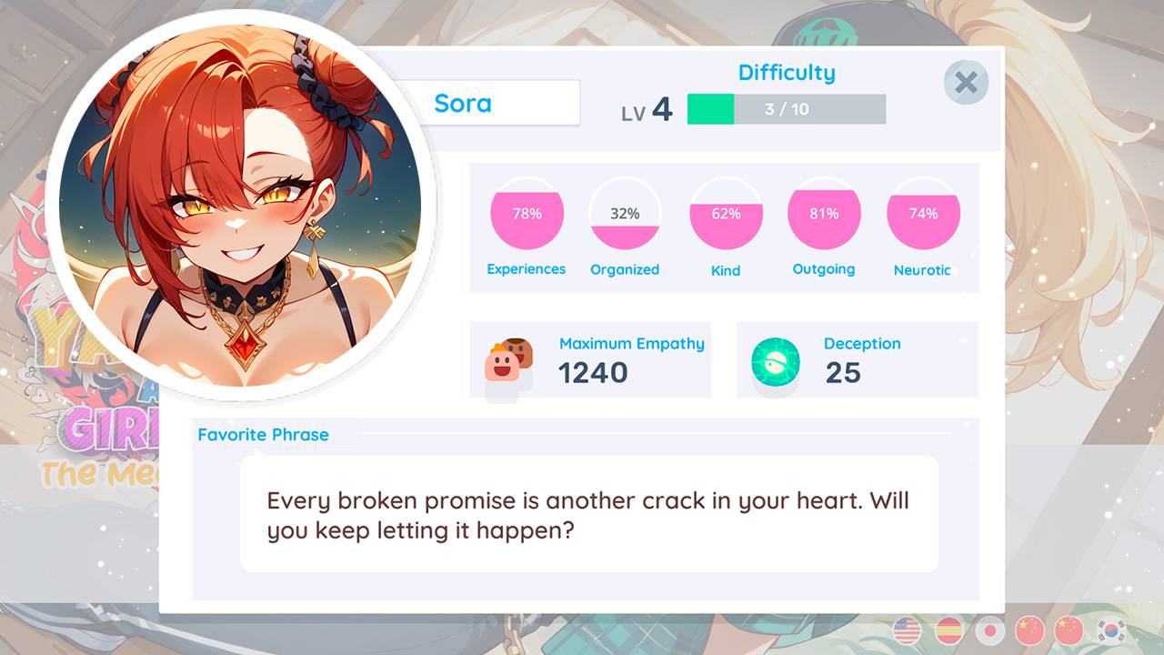 Yandere Anime Girlfriend: The Mean Waifu Sim 4