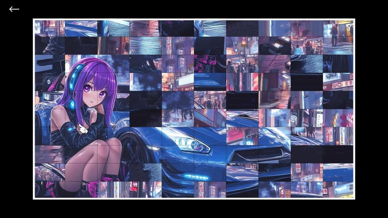 Anime Girls: JDM Car Passion Puzzle 6