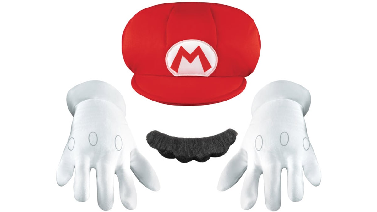 Super Mario™ - Ensemble d’accessoires costume Mario (Adulte) 1