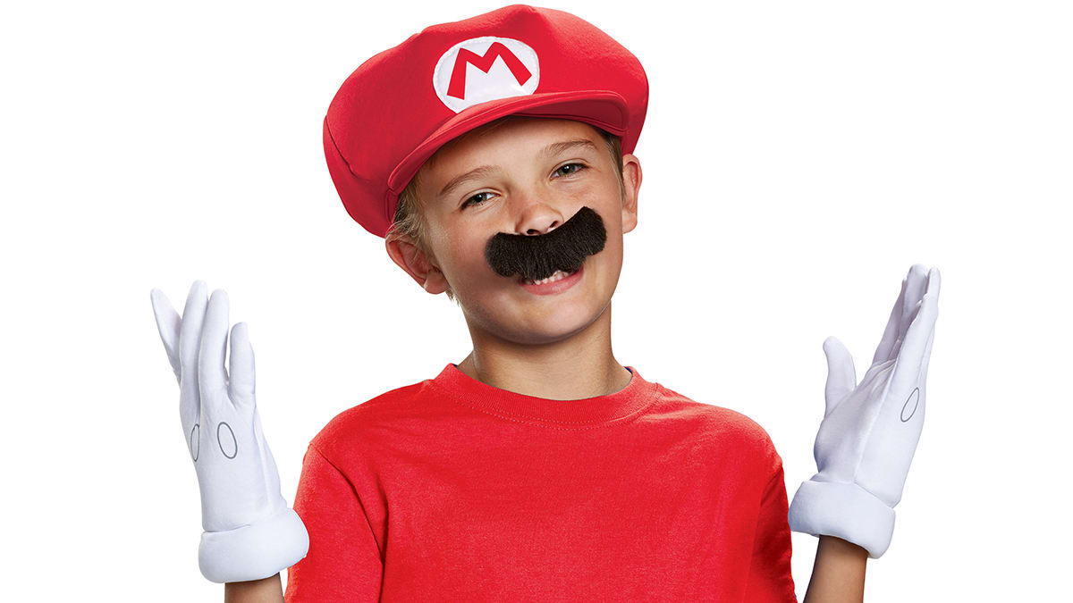 Super Mario™ - Ensemble d’accessoires costume Mario (Enfant) 2
