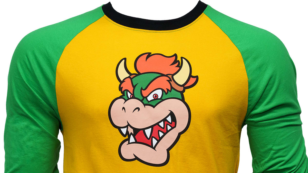 Super Mario™ - Adult Bowser Raglan T-Shirt - S 3