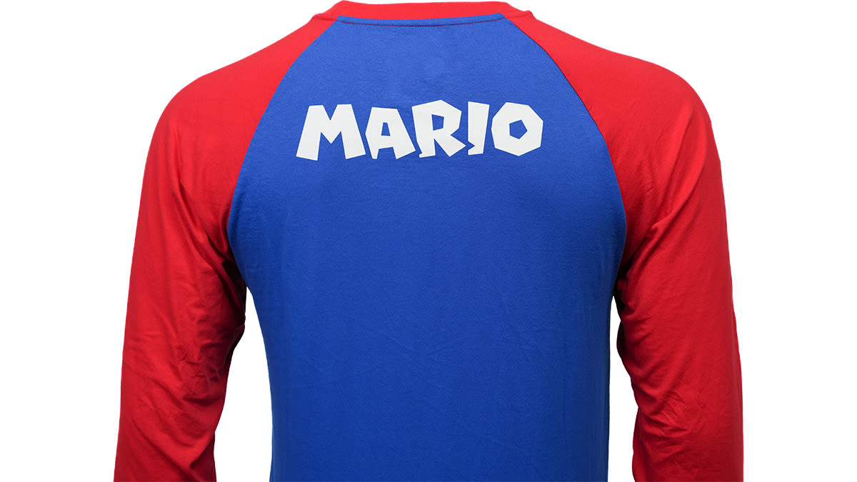 Super Mario™ - Adult Mario Raglan T-Shirt - 2XL 4