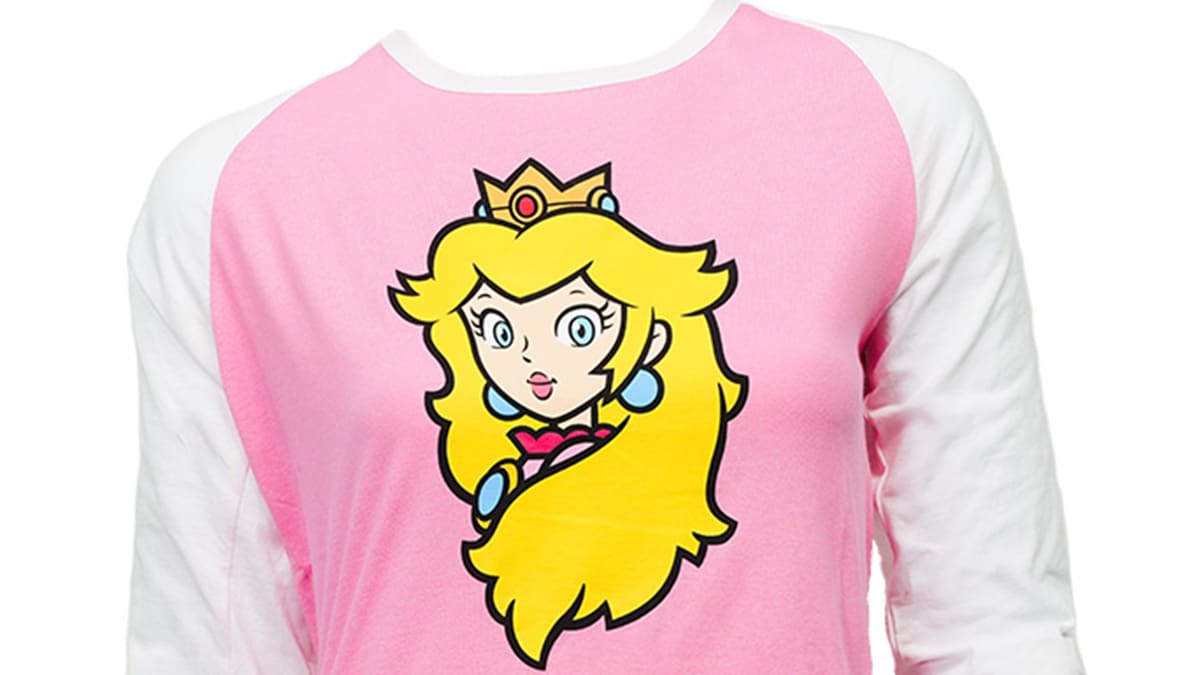 Super Mario™ - Adult Princess Peach™ Raglan T-Shirt - 2XL 2