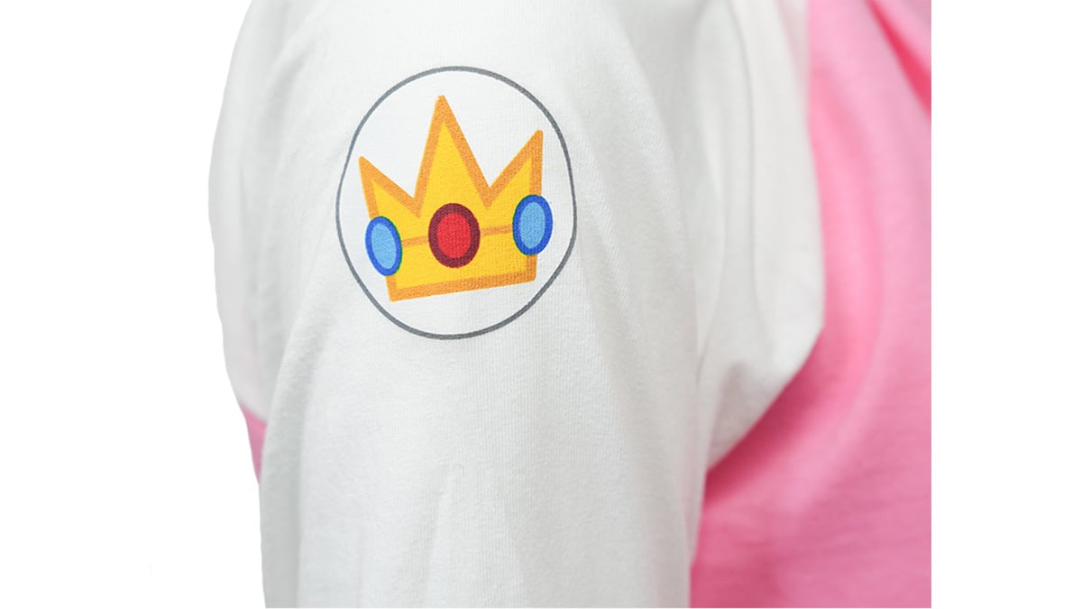 Super Mario™ - T-shirt manches raglan Princesse Peach™ (Adulte) 4