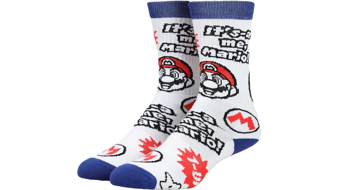 Super Mario™ Power-Up Icons Crew Socks 1