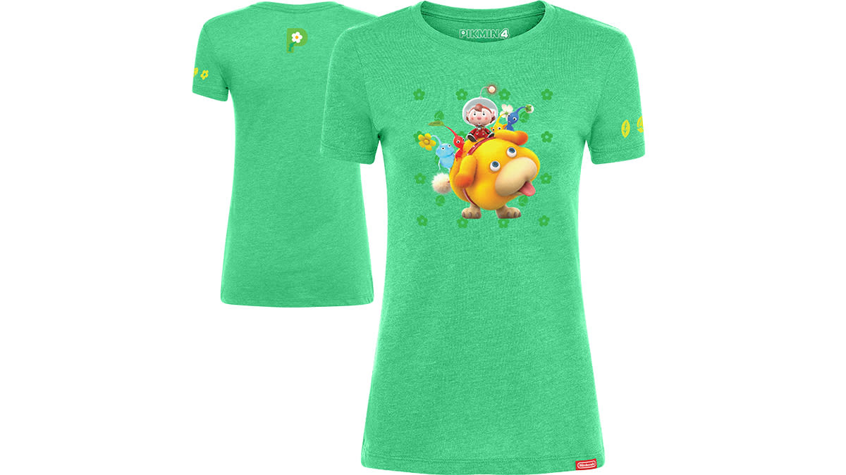 Pikmin™ 4 : t-shirt exploratrice et Otchin (Coupe Femme) 1