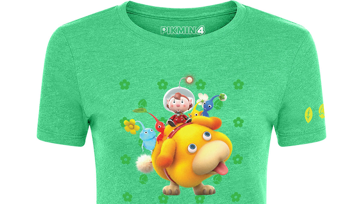 Pikmin™ 4 : t-shirt exploratrice et Otchin (Coupe Femme) 3