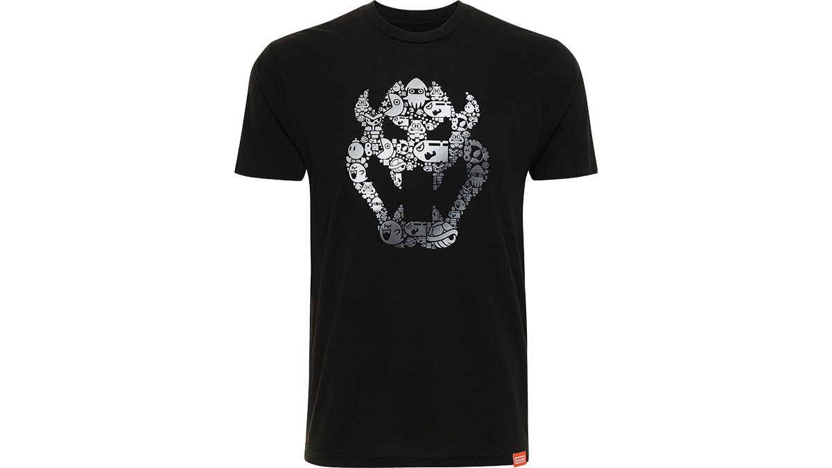 Super Mario - Bowser Icons T-Shirt 1