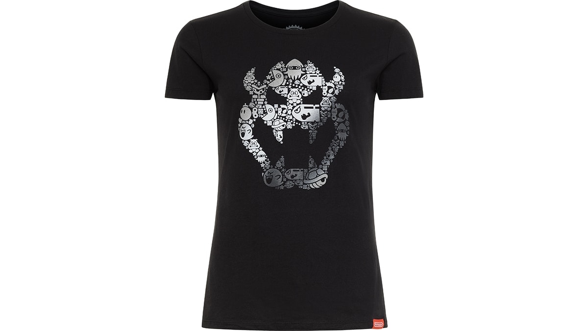 Super Mario™- Bowser™ Icons T-Shirt - L (Women's Cut) 1