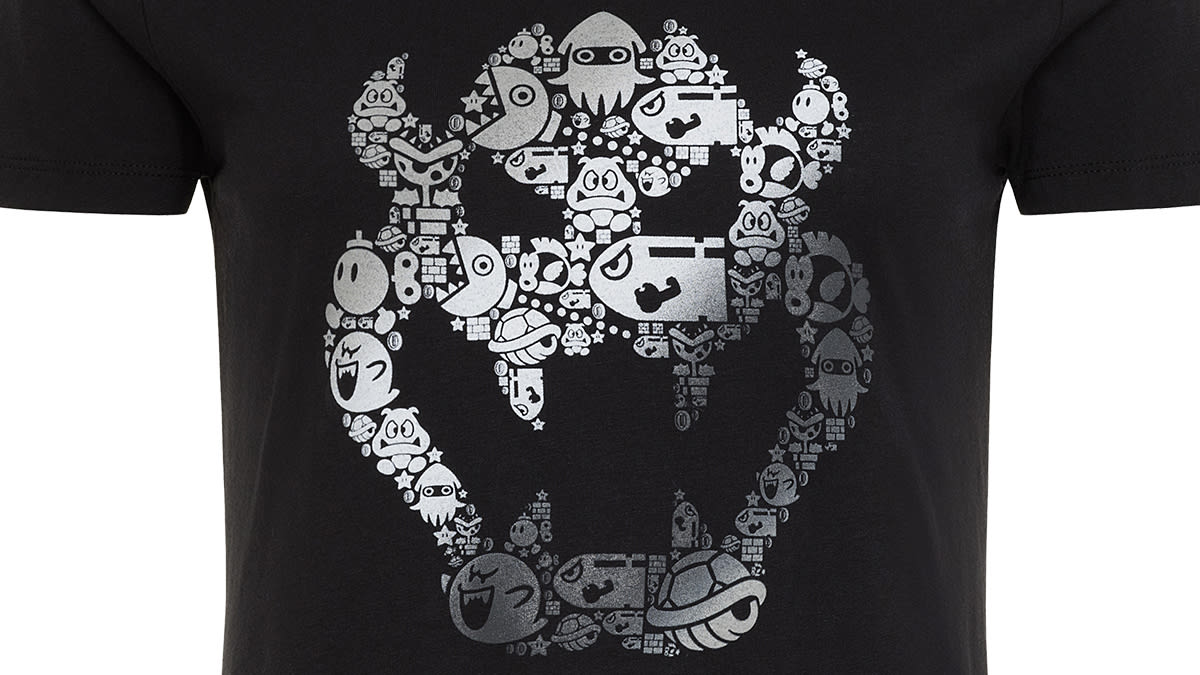 Super Mario™ - Bowser™ Icons T-Shirt - M (Women's Cut) 2