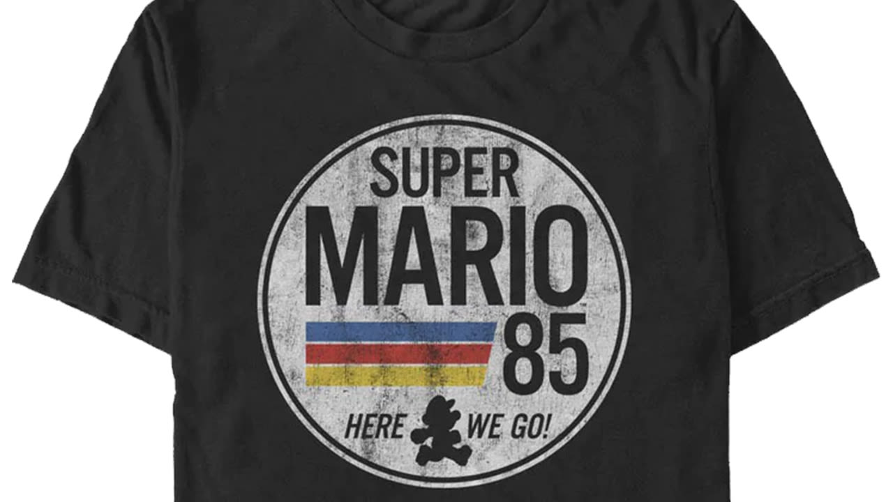 Super Mario™ Retro Rainbow Ring T-Shirt - S 2