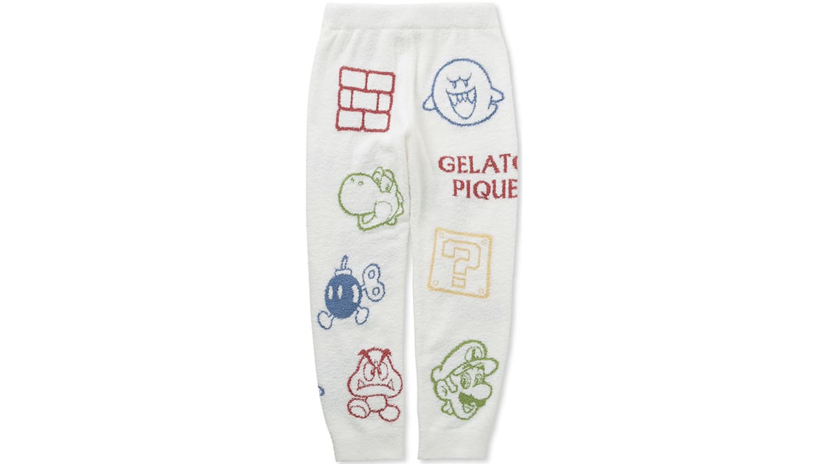 2024【SUPER MARIO™️】【WOMEN'S】Baby Moco Character Patterned Jacquard Long Pants 3