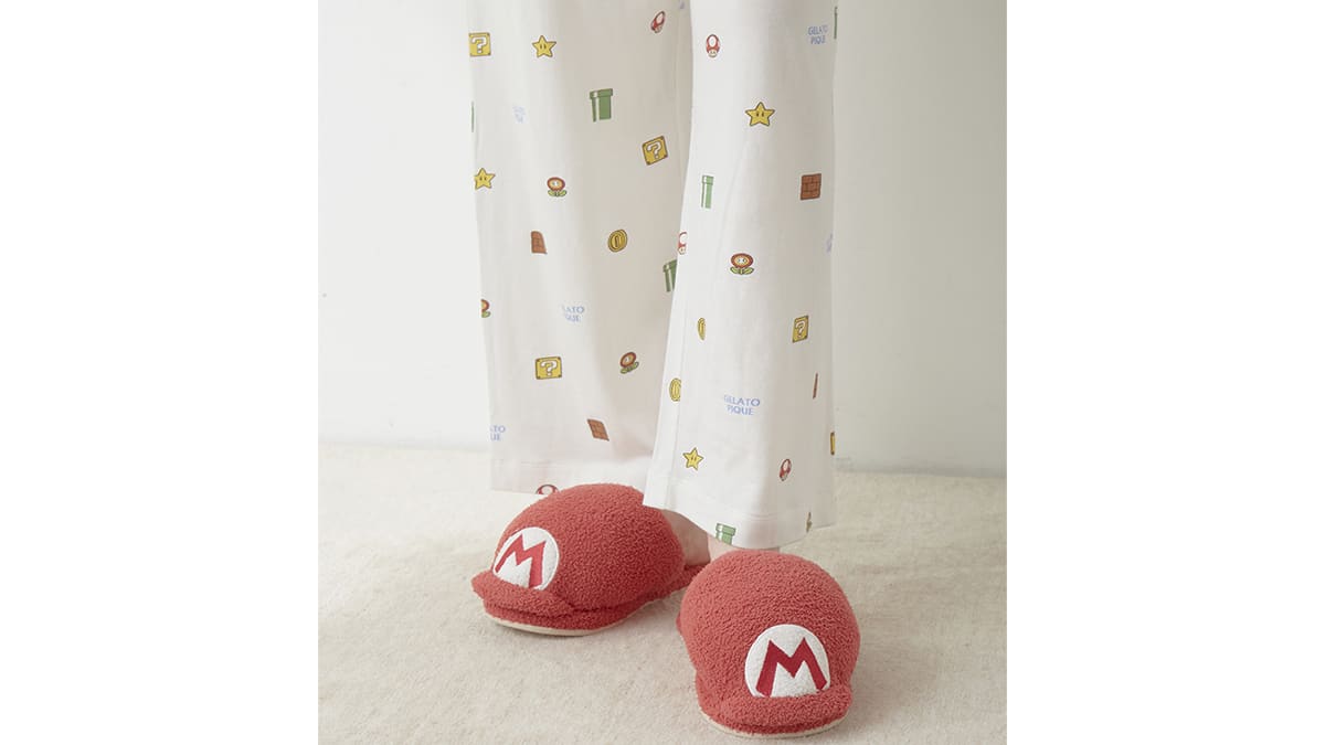 2024 【SUPER MARIO™️】【UNISEX】Baby Moco Mario Motif Room Shoes 2