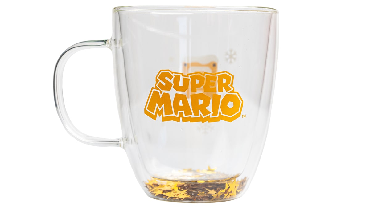 Super Mario™ - Wintery Glass Mug (12oz) 2