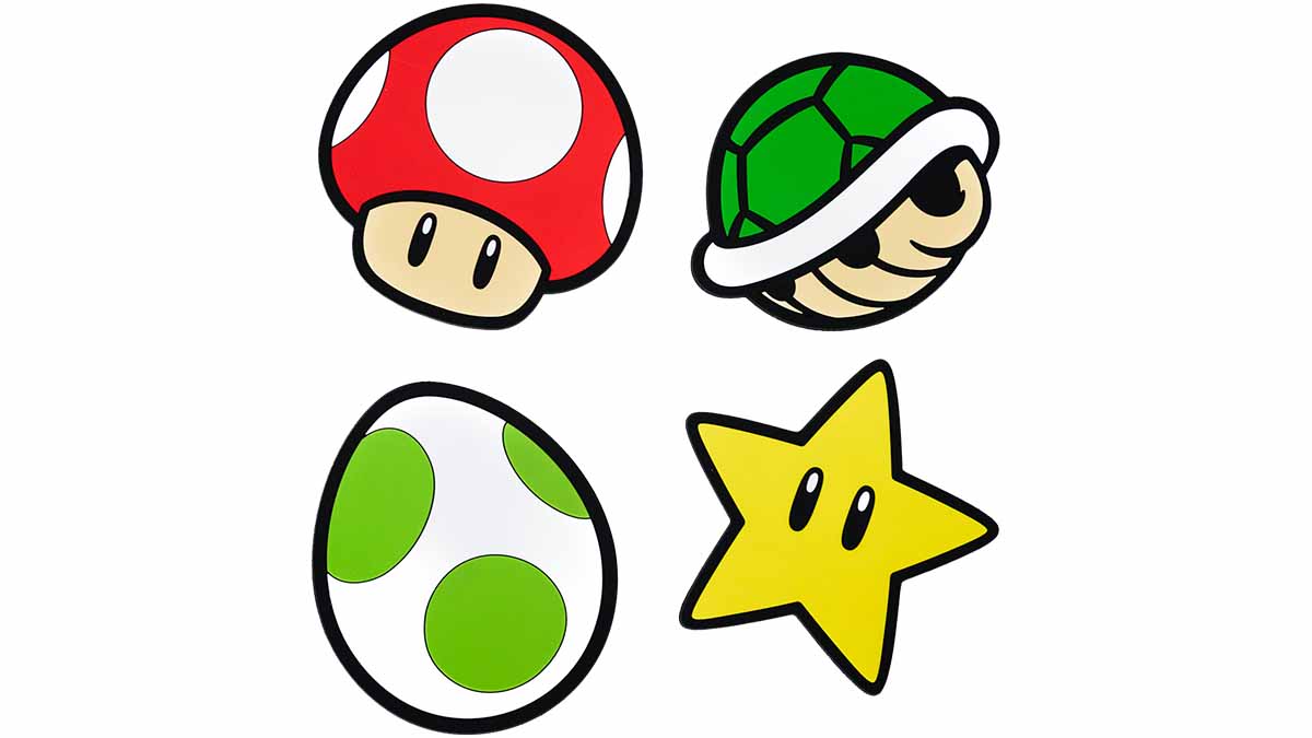 Soirée de jeu Mario™ - Sous-verres (ensemble de 4) 1