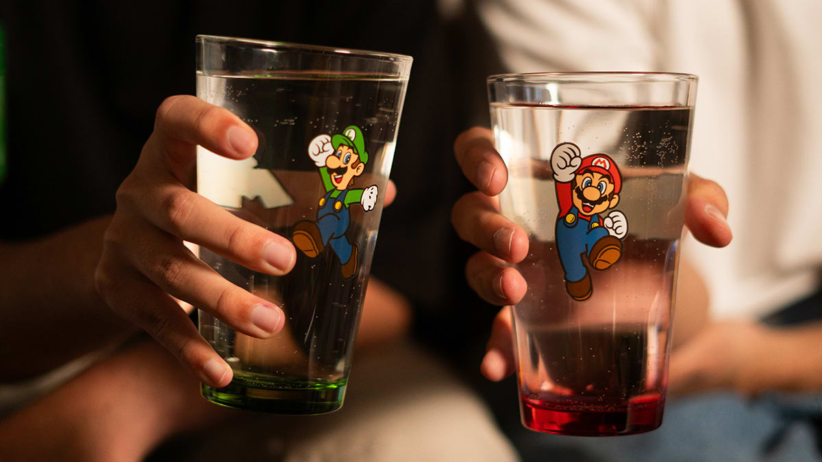 Mario™ Game Night - Glass Tumblers (Set of 4) 4