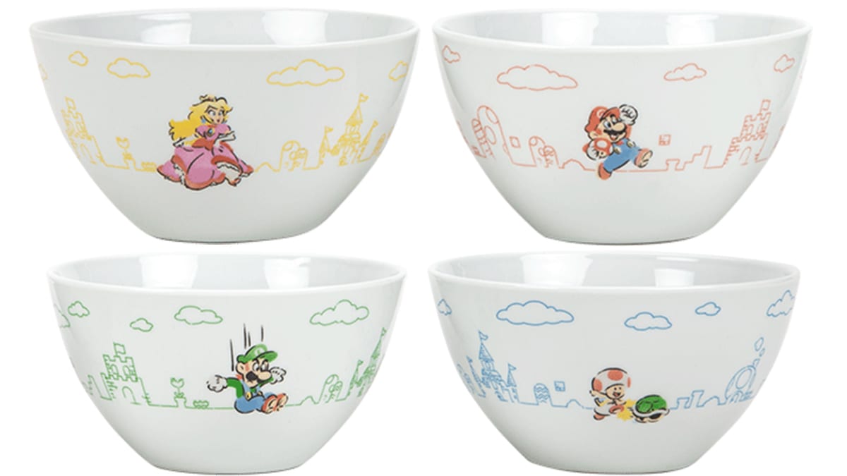 Super Mario™ Home Collection - Ceramic Bowls (Set of 4) 1