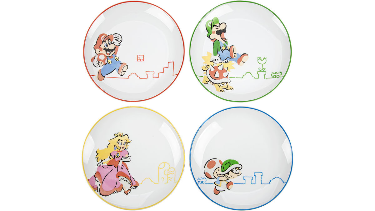 Super Mario™ Home Collection - Ceramic Plates (Set of 4) 1