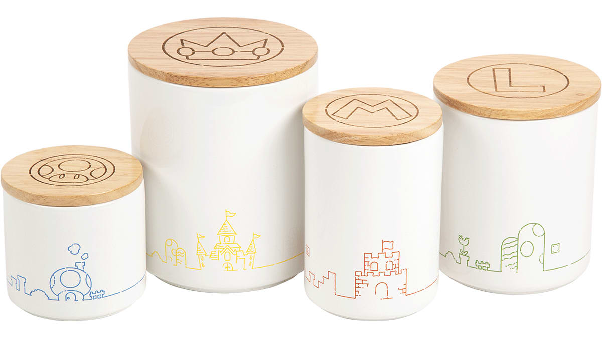 Super Mario™ Home Collection - Ceramic Containers (Set of 4) 1