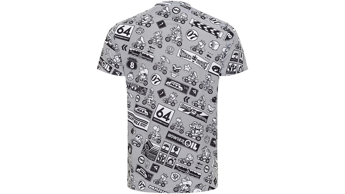Mario Kart™ - T-shirt entièrement imprimé (Noir) 4