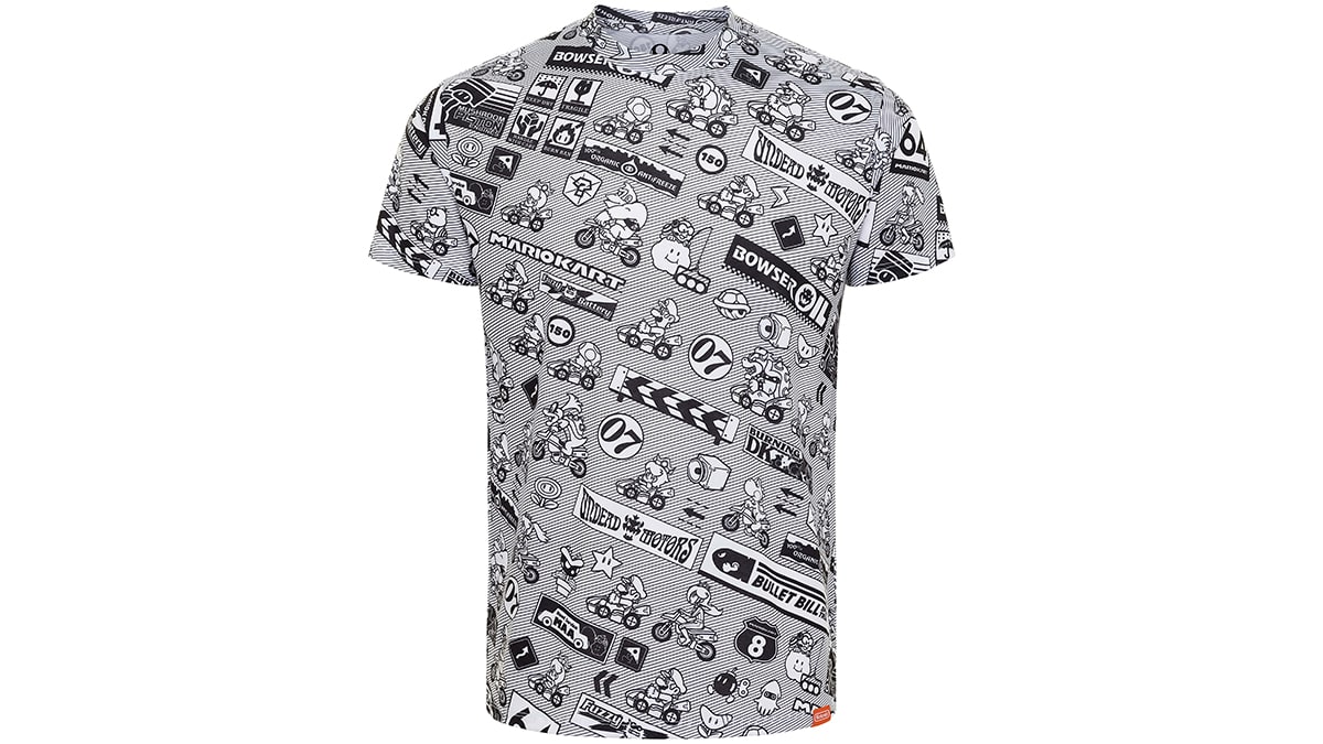 Mario Kart™ - T-shirt entièrement imprimé (Noir) 3