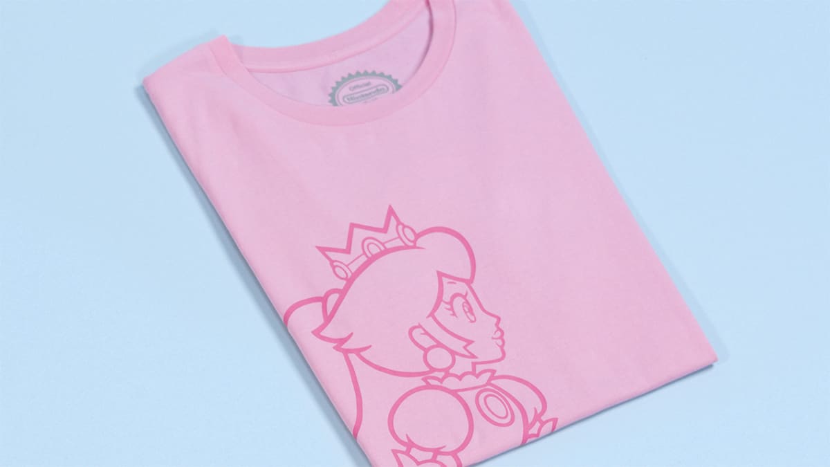 Collection Peach™ - T-shirt rose château de Princesse Peach 3