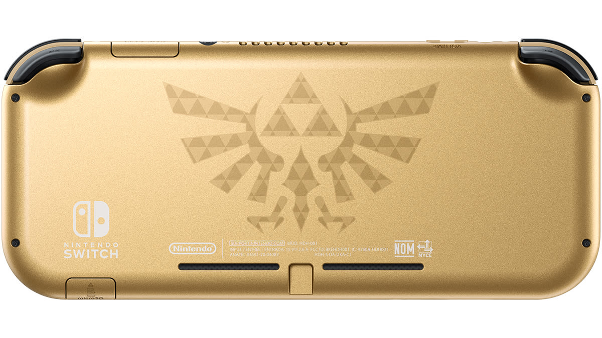Nintendo Switch Lite: Hyrule Edition with Bonus Nintendo Switch Online + Expansion Pack 3