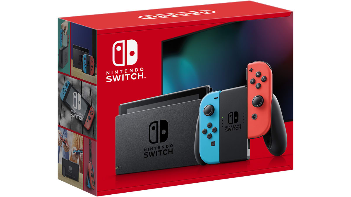 Nintendo Switch™ - Neon Blue + Neon Red Joy-Con 1