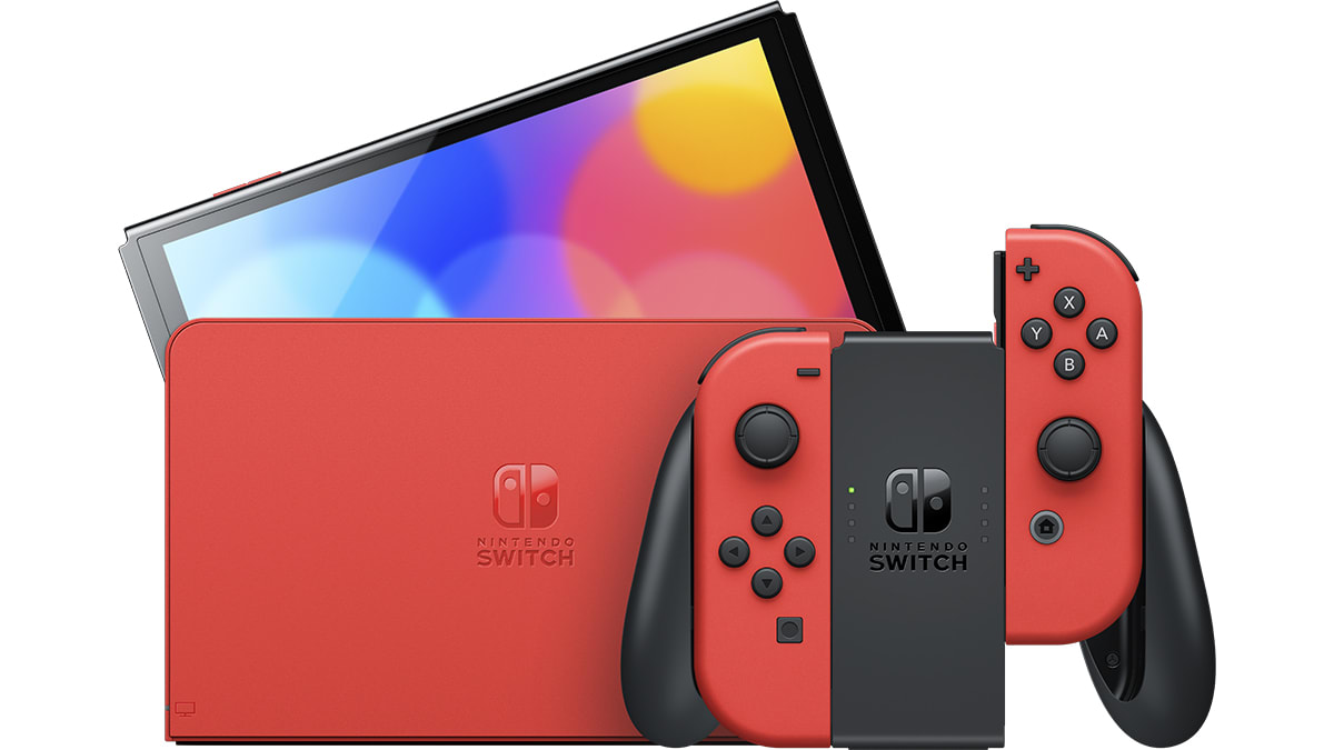 Nintendo Switch™ – Modèle OLED : Édition Mario rouge 2