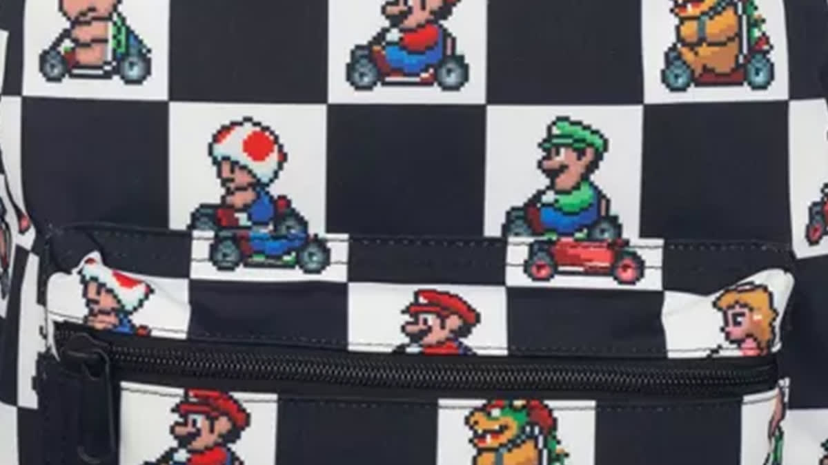 Super Mario Kart™ Checker Sublimated Backpack 5