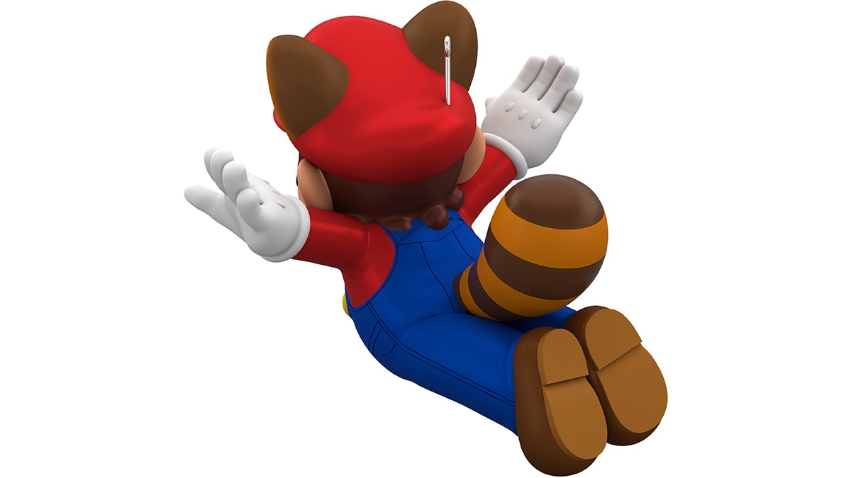 Nintendo Super Mario Powered Up With Mario Raccoon Mario Ornament 2
