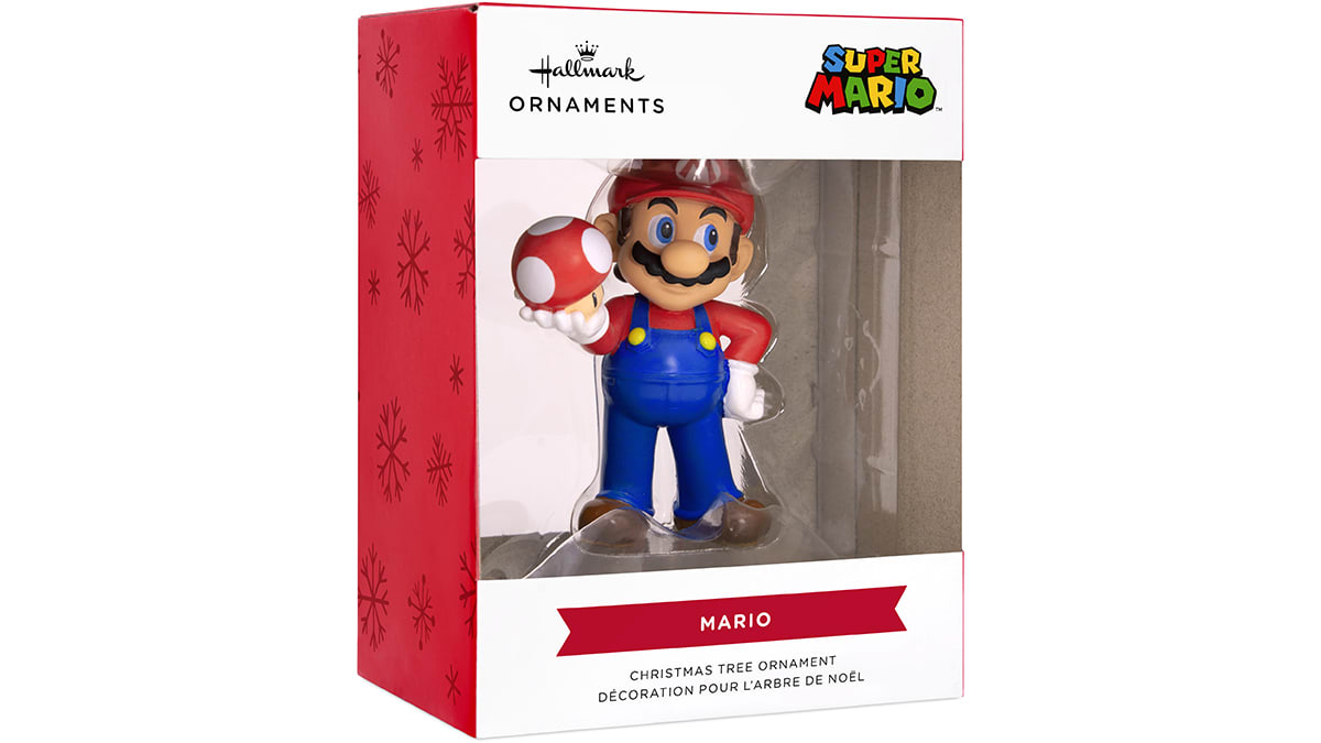 Décoration de Noël Hallmark (Nintendo Super Mario - Mario avec champignon) 4