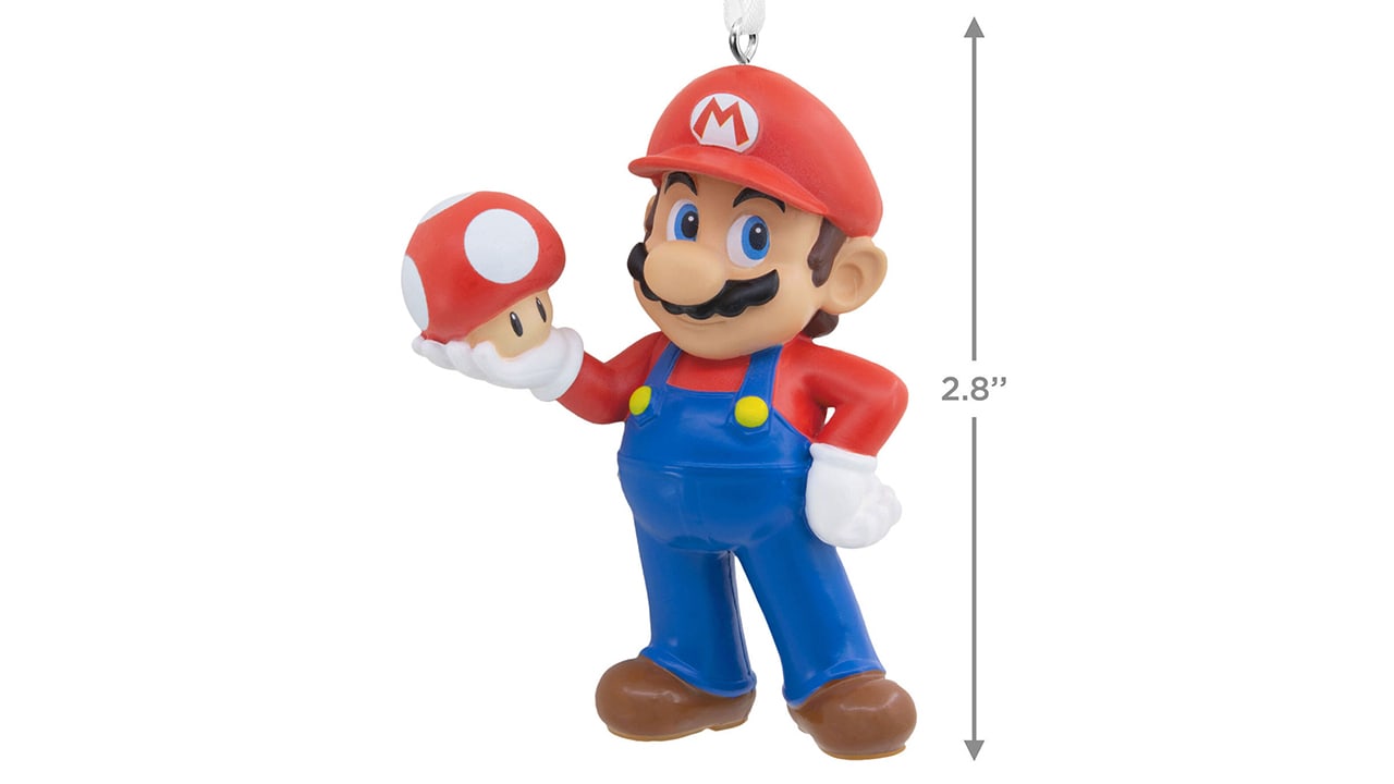 Décoration de Noël Hallmark (Nintendo Super Mario - Mario avec champignon) 2