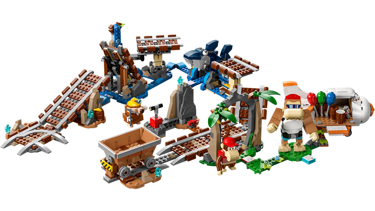 LEGO® Super Mario™ Diddy Kong's Mine Cart Ride Expansion Set 6
