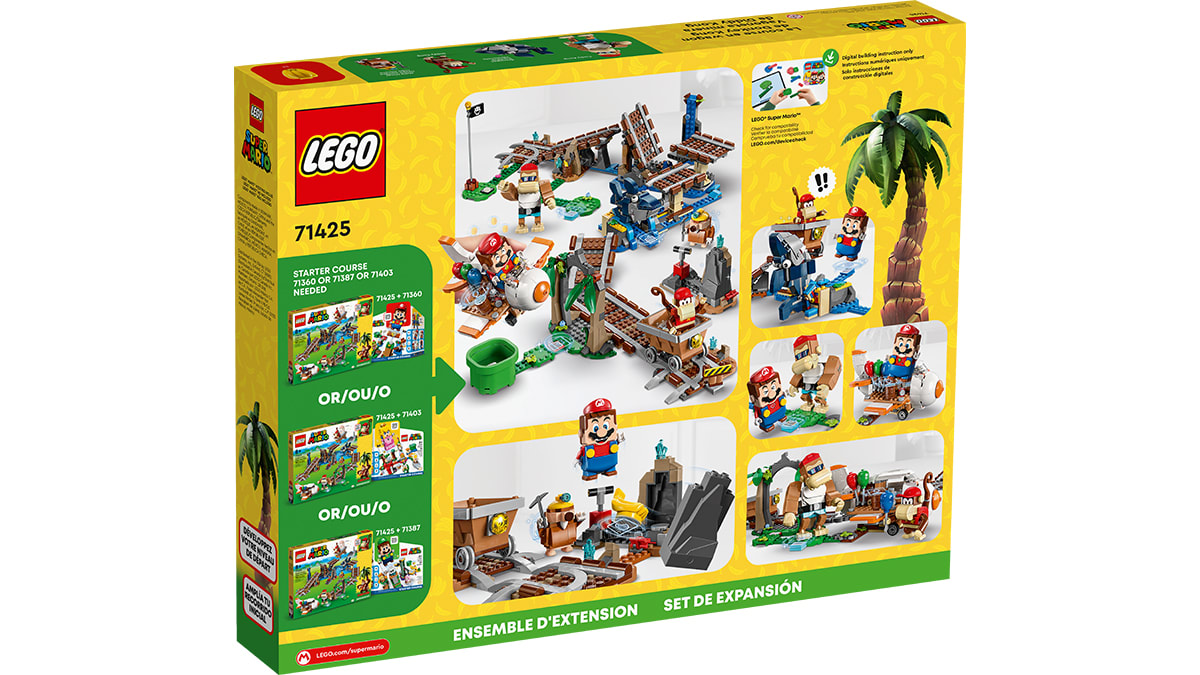 LEGO® Super Mario™ Diddy Kong's Mine Cart Ride Expansion Set 7