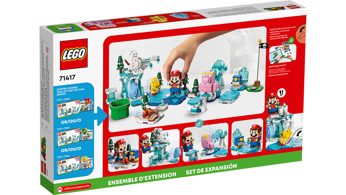 LEGO® Super Mario™ Ensemble d'extension L’aventure dans la neige de Morsinet 5