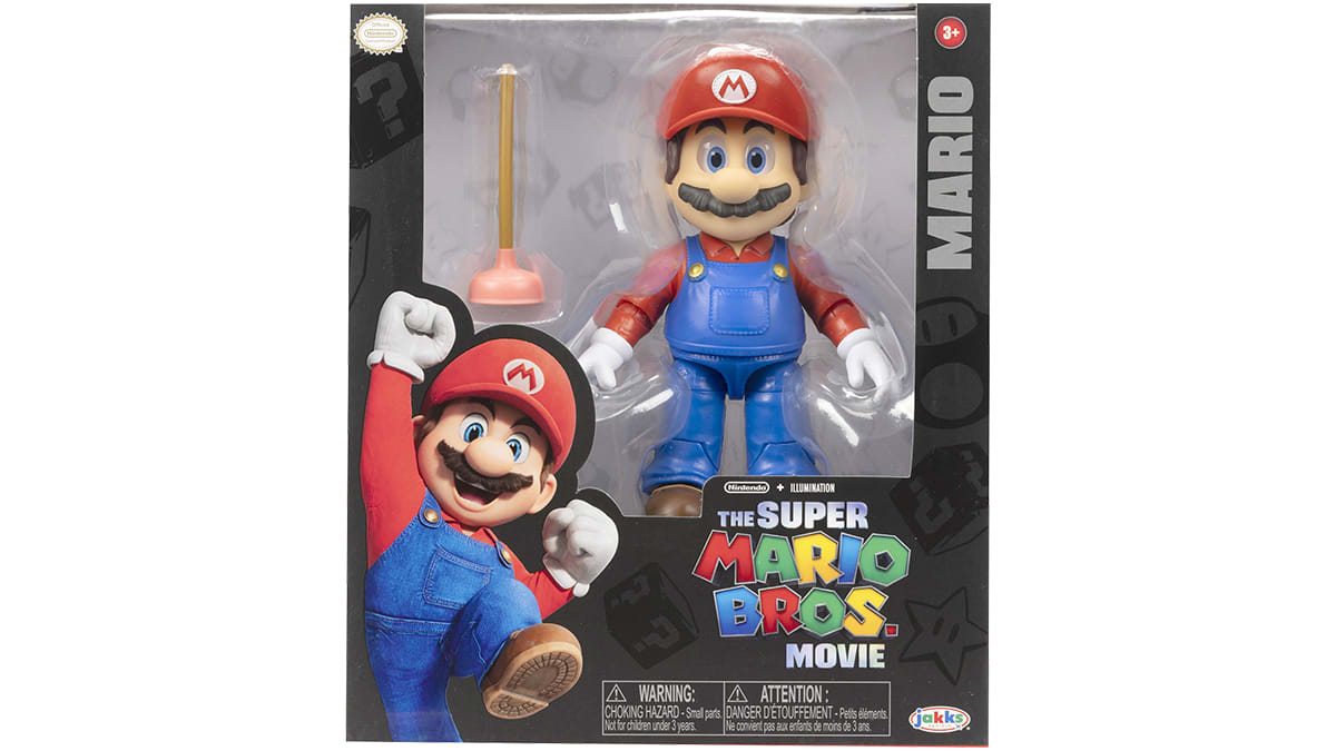 The Super Mario Bros.™ Movie - Série de figurines de 5 po - Figurine de Mario™ avec une ventouse 3