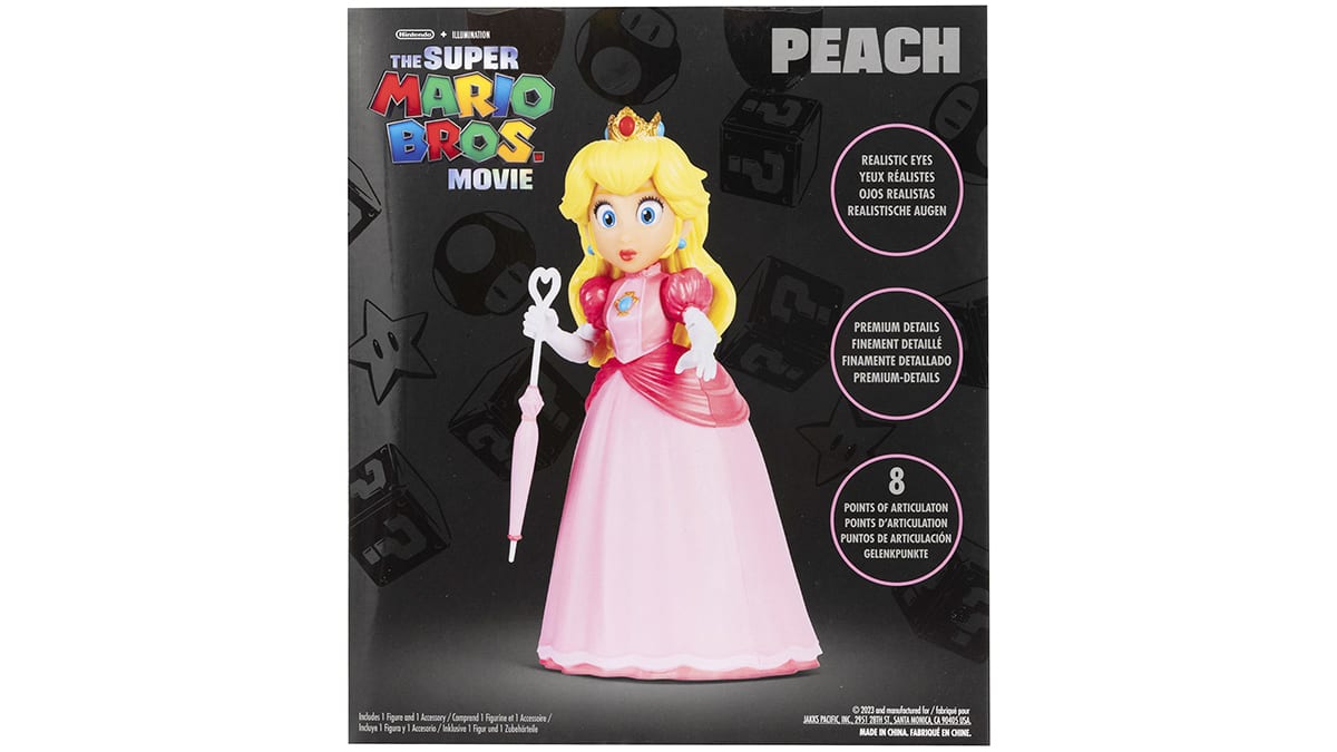 The Super Mario Bros.™ Movie - 5” Figure Series – Peach™ Figure with Umbrella Accessory 4