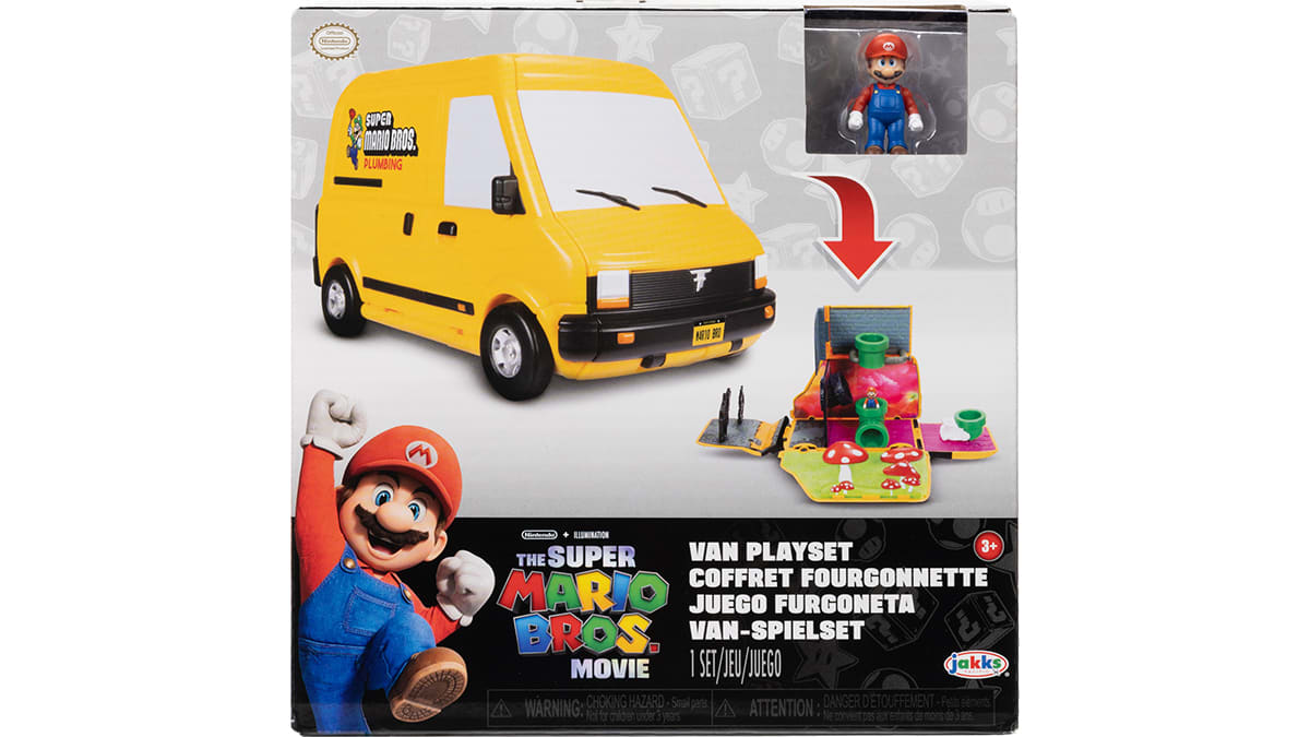 The Super Mario Bros.™ Movie - Set de jeu fourgonnette avec une mini figurine de Mario de 1,25 po 4
