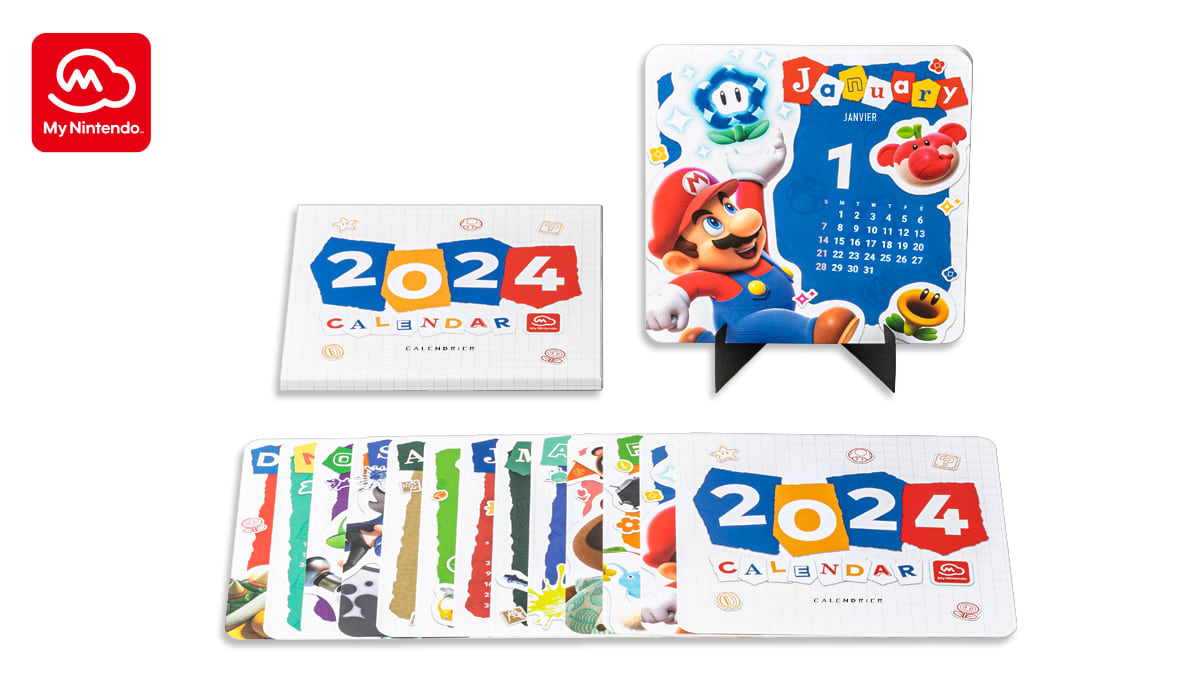 My Nintendo 2024 Desktop Calendar 1