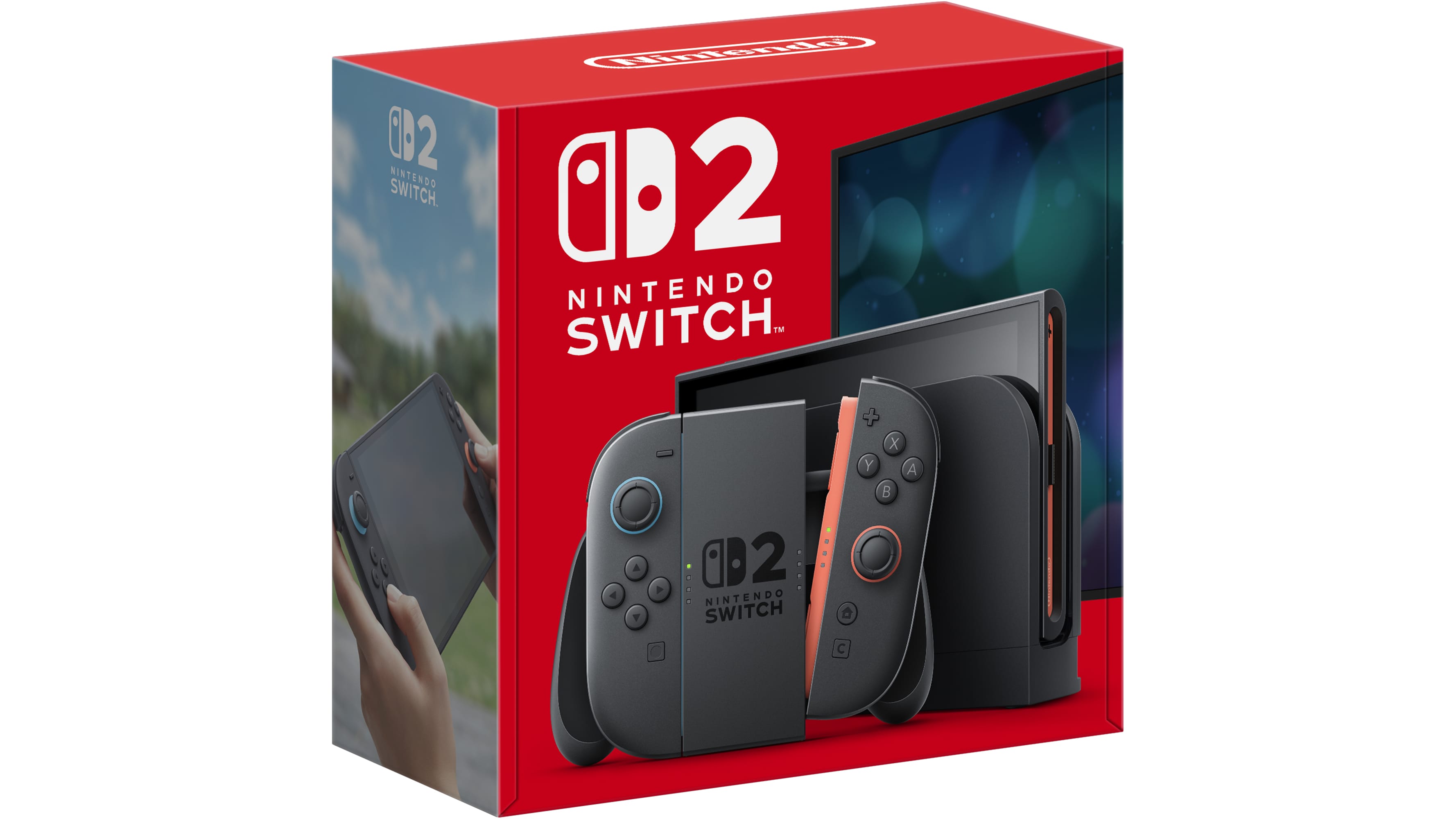 Official Nintendo Switch 2 box to check before purchase