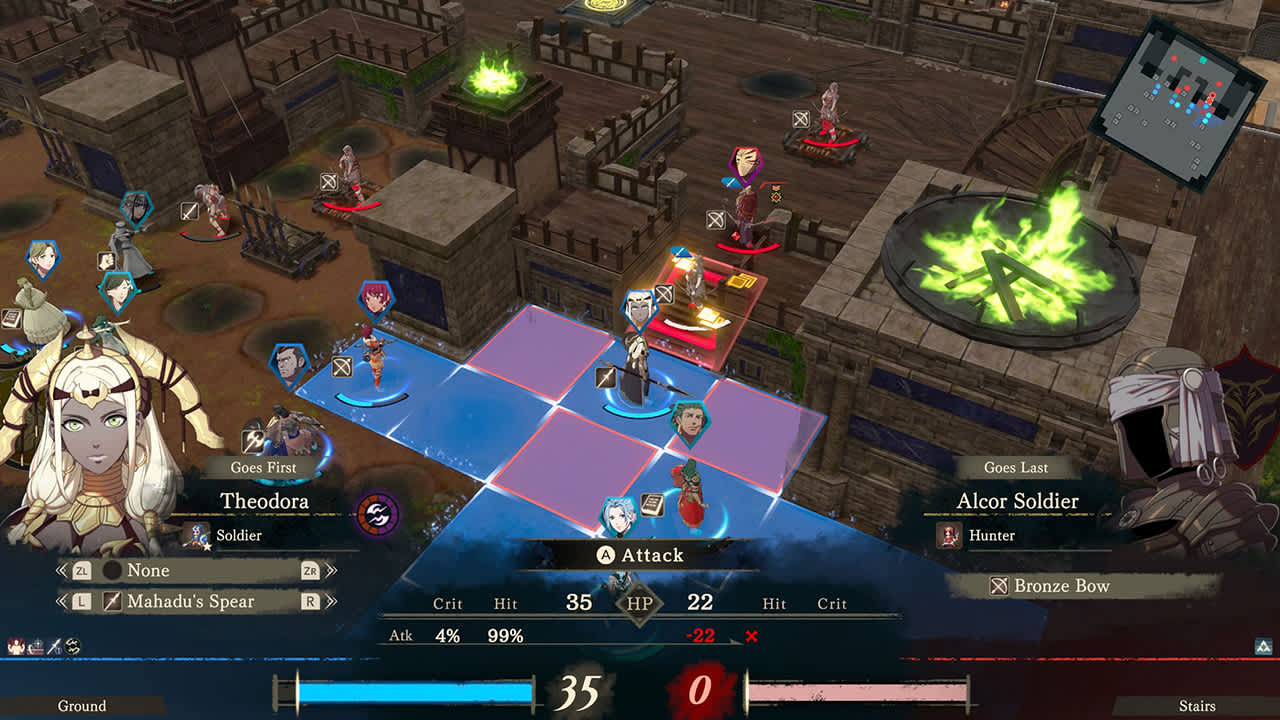 Story scene in Fire Emblem Fortune's Weave