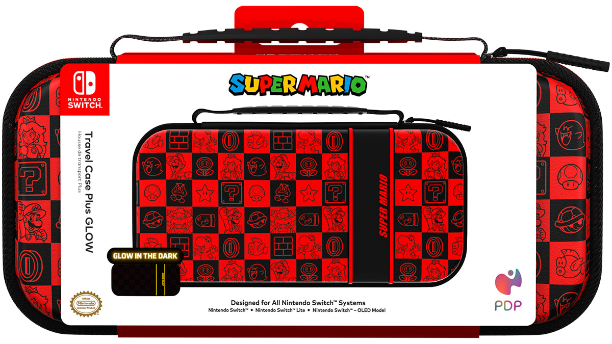 Étui de transport GLOW pour Nintendo Switch™ - Icône Super Mario™ 6