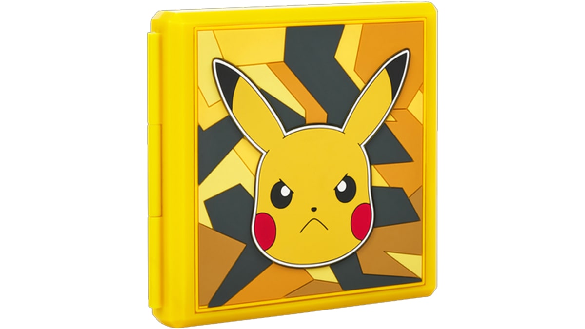 Étui de transport de qualité pour cartes de jeu Nintendo Switch™ - Tempête camouflage Pikachu™ 1