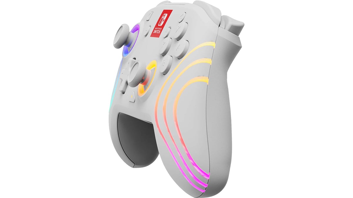 Manette LED sans fil Afterglow™ Wave pour Nintendo Switch™ - Blanche 3