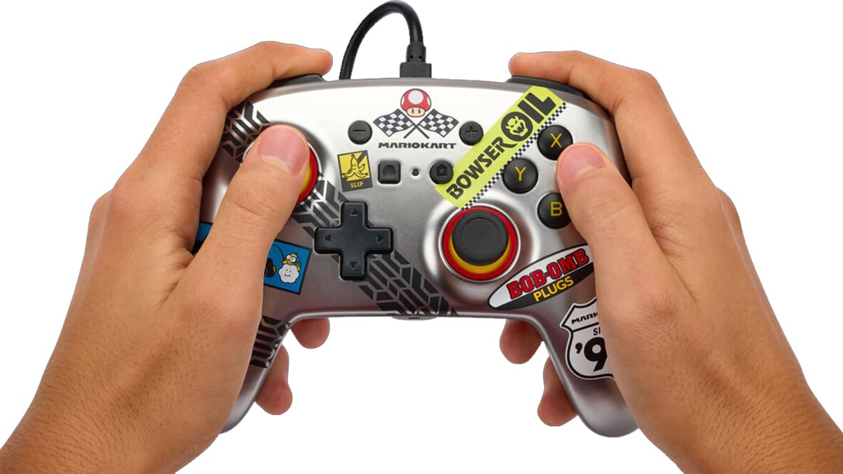 Manette câblée améliorée pour Nintendo Switch™ - Mario Kart™ 2