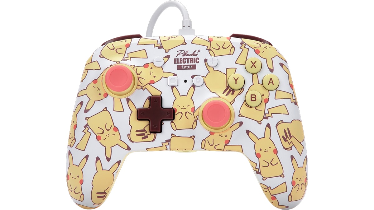 Enhanced Wired Controller for Nintendo Switch™ - Pikachu™ Blush 1
