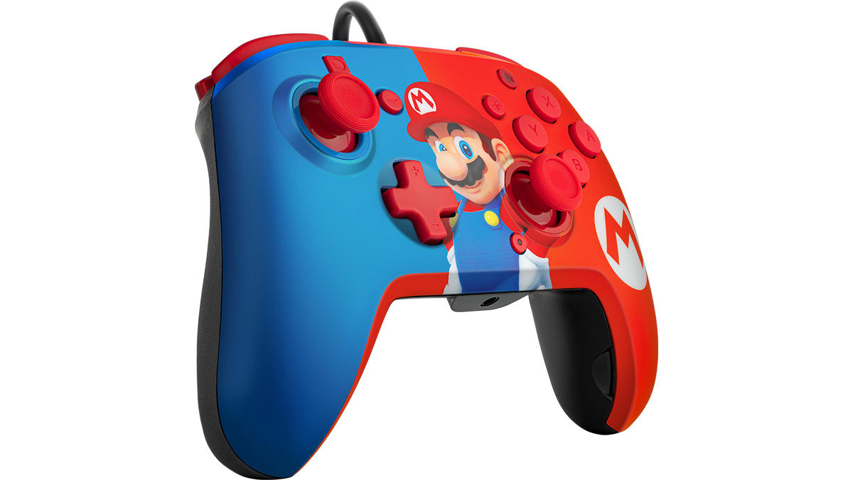 Faceoff™ Deluxe+ Audio Wired Controller: Power Pose Mario™ 5