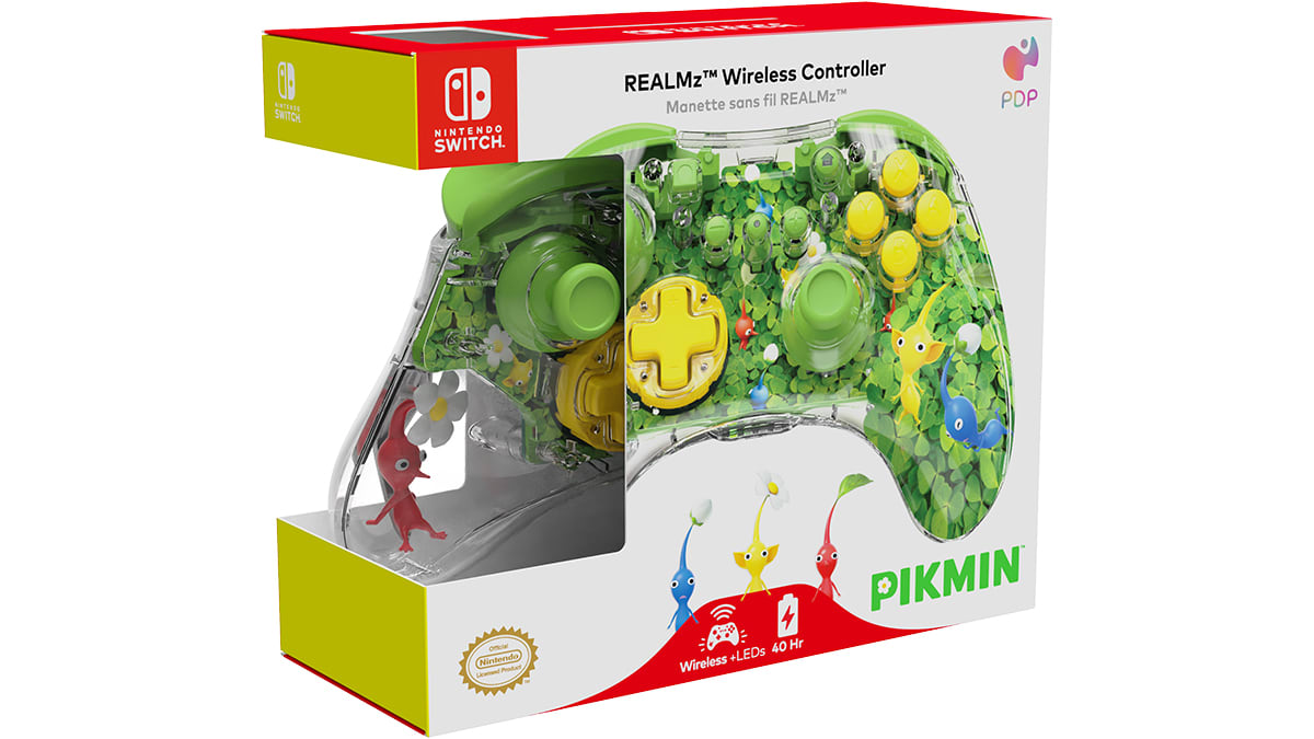 Manette sans fil PDP REALMz™ : Patch Pikmin™ Clover 8