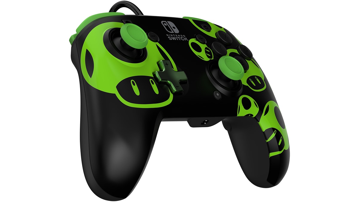 REMATCH Wired Controller: 1-Up Glow in the Dark 5